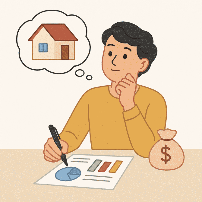 Planejamento financeiro SBF essencial para o sucesso no Minha Casa Minha Vida 2025, mostrando organização de orçamento e economias.